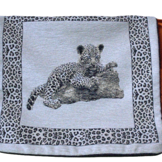 Leopard Cub Cream Cushion